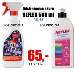 EVA Odstraňovač skvrn NEFLEK nabídka