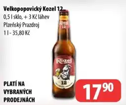 Partner Maloobchodní síť Velkopopovický Kozel 12 nabídka