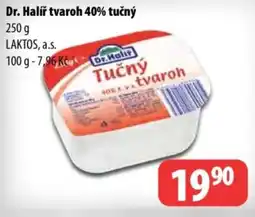 Partner Maloobchodní síť Dr. Halíř tvaroh 40% tučný nabídka