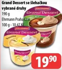 Partner Maloobchodní síť Grand Dessert se šlehačkou nabídka