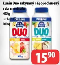Partner Maloobchodní síť Kunín Duo zakysaný nápoj ochucený nabídka