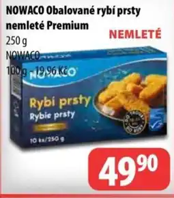 Partner Maloobchodní síť NOWACO Obalované rybí prsty nemleté Premium nabídka