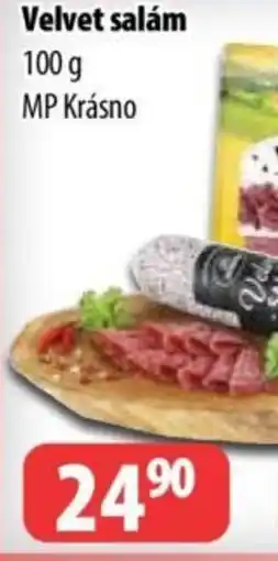 Partner Maloobchodní síť Velvet salám nabídka