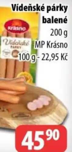 Partner Maloobchodní síť Vídeňské párky balené nabídka