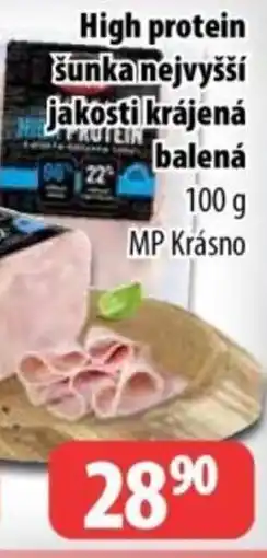 Partner Maloobchodní síť High protein šunka nejvyšší jakosti krájená balená nabídka