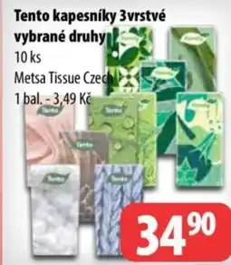 Partner Maloobchodní síť Tento kapesníky 3vrstvé nabídka