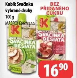 Partner Maloobchodní síť Kubík Svačinka nabídka