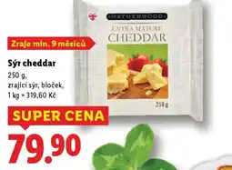 Lidl Sýr cheddar nabídka