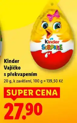 Lidl Kinder Vajíčko s překvapením nabídka