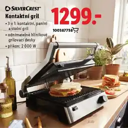 Lidl SILVERCREST Kontaktní gril nabídka
