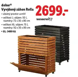 Lidl Dobar Vyvýšený záhon Rolla nabídka