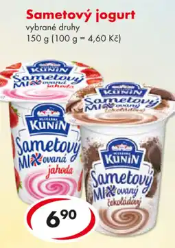 CBA Sametový jogurt nabídka
