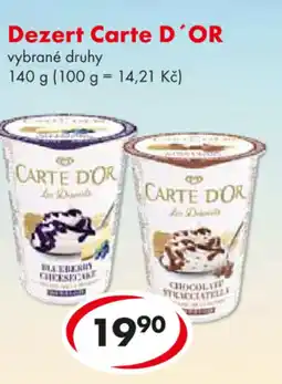 CBA Dezert Carte D'OR nabídka