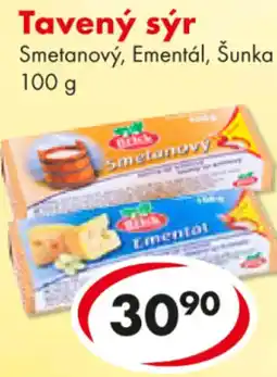 CBA Tavený sýr Smetanový, Ementál, Šunka nabídka