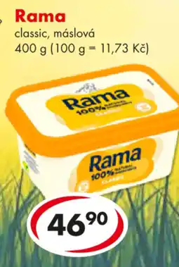 CBA Rama classic, máslová nabídka