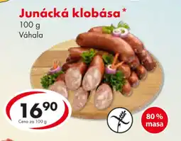 CBA Junácká klobása nabídka