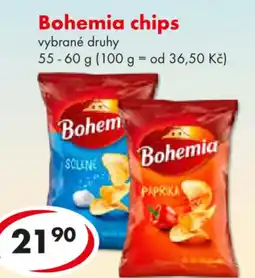 CBA Bohemia chips nabídka