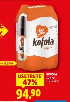 Lidl Kofola nabídka