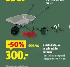 Lidl Dětské kolečko se zahradním nářadím nabídka