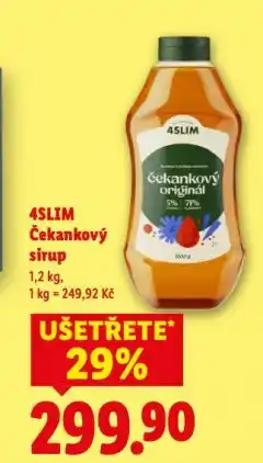 Lidl 4slim čekankový sirup nabídka