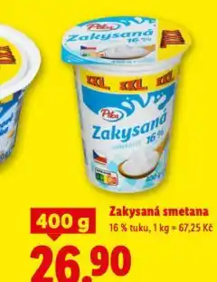 Lidl Zakysaná smetana nabídka