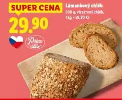Lidl Lámankový chléb nabídka
