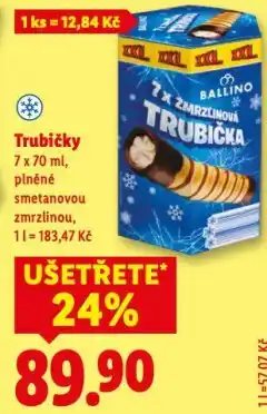 Lidl Trubičky nabídka