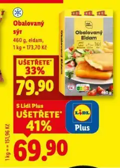 Lidl Obalovaný sýr nabídka