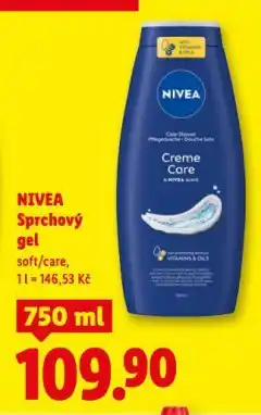 Lidl Nivea sprchový gel nabídka