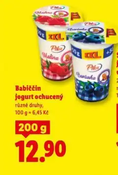 Lidl Babiččin jogurt ochucený nabídka
