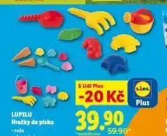 Lidl Lupilu hračky do písku nabídka