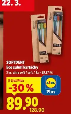 Lidl Softdent eco zubní kartáček nabídka