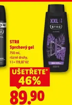 Lidl Str8 sprchový gel nabídka