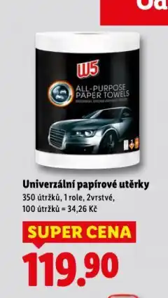Lidl Univerzální papírové utěrky nabídka