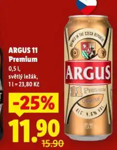Lidl Pivo argus nabídka