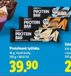 Lidl Proteinová tyčinka nabídka