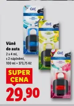 Lidl Vůně do auta nabídka