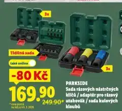 Lidl Sada kulových kloubů nabídka