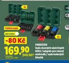 Lidl Sada rázových nástrčných klíčů nabídka