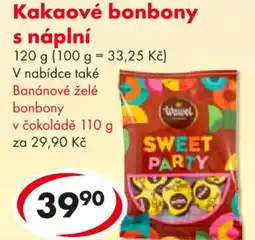 CBA Kakaové bonbony s náplní nabídka