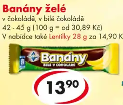 CBA Banány želé nabídka