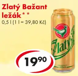 CBA Zlatý Bažant ležák nabídka