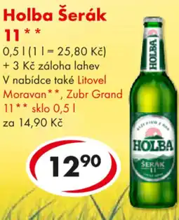 CBA Holba Šerák 11 nabídka