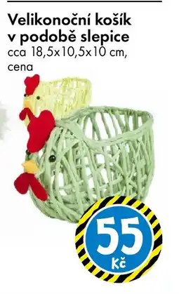 TEDi Velikonoční košík v podobě slepice nabídka