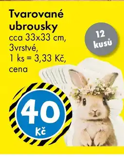 TEDi Tvarované ubrousky nabídka