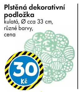 TEDi Plstěná dekorativní podložka nabídka