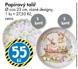 TEDi Papírový talíř nabídka