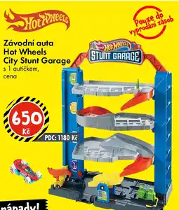 TEDi Závodní auta Hot Wheels City Stunt Garage nabídka