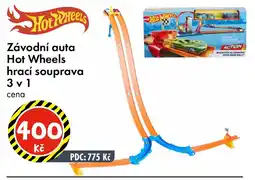 TEDi Závodní auta Hot Wheels hrací souprava 3 v 1 nabídka