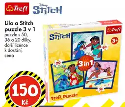TEDi Lilo a Stitch puzzle 3 v 1 nabídka